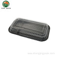 Disposable Plastic Japanese Patterned Sashimi Box With Lid